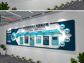 企業(yè)文化墻與宣傳欄設(shè)計(jì) 發(fā)展歷程展示與高清資源下載